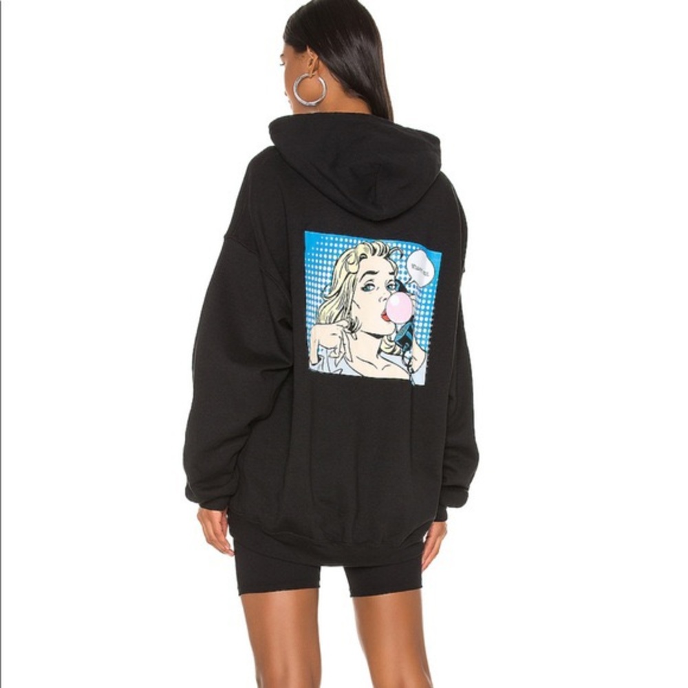 Boys lie ‘ What are you gonna do without him? ‘ black hoodie / sweatshirt